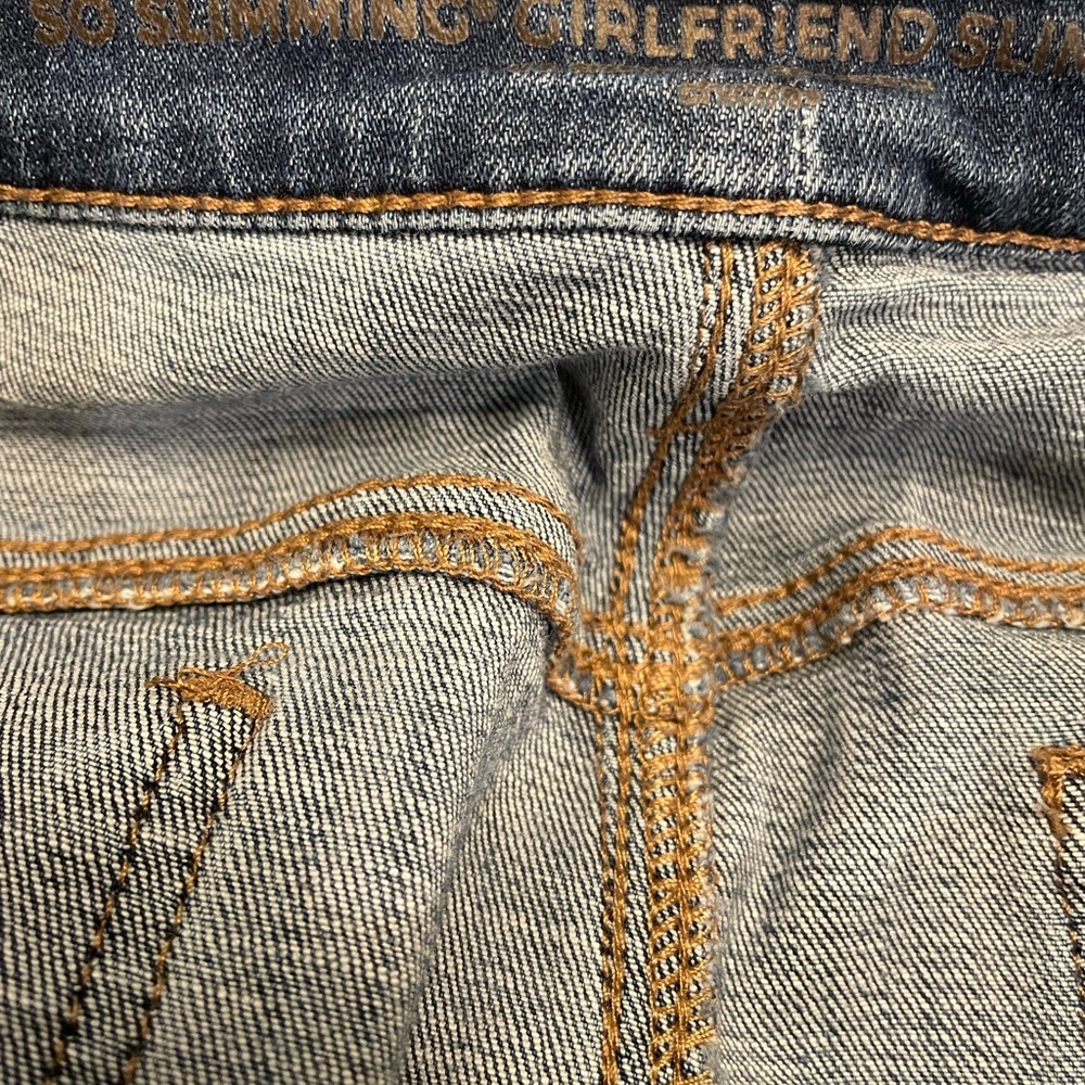 Chico's So Slimming Girlfriend Slim Leg Crop Jeans. Women’s size 10. - Picture 11 of 12